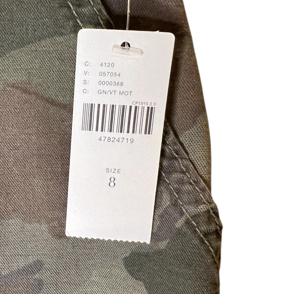 Anthropologie Camo Button Front Skirt - Picture 6 of 9